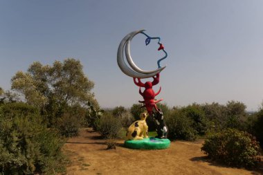 The Tarot Garden in Capalbio, Italy. High quality photo