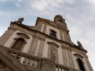 Church Santa Maria Assunta Cison di Valmarino, one of the most suggestive villages in Veneto. . High quality photo