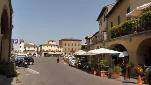 Greve Chianti Pequeño Pueblo Toscana — Vídeos de Stock