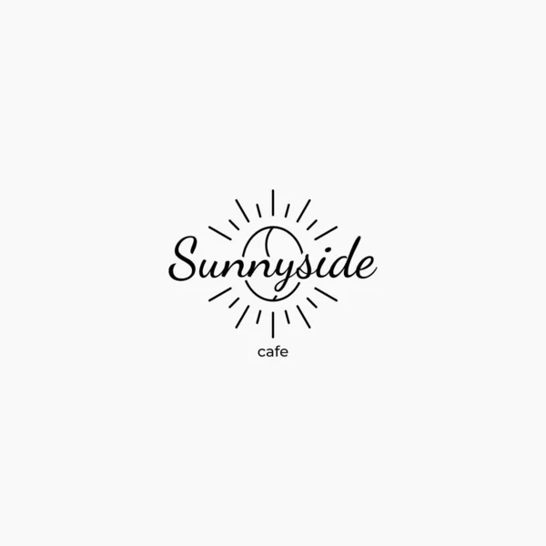 Kahve ve güneş eskitilmiş logo tasarımı kahve işi için iyidir.