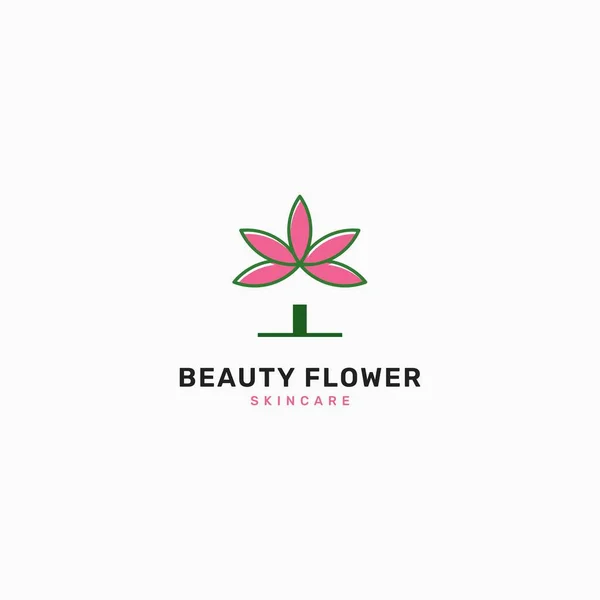 Aile logosu tasarımı konsepti, emlak ikonu, bahar çiçekleriyle ev dekorasyonu amblemi. Ev sağlığı, güzellik hizmetleri. Vektör grafik illüstrasyonu