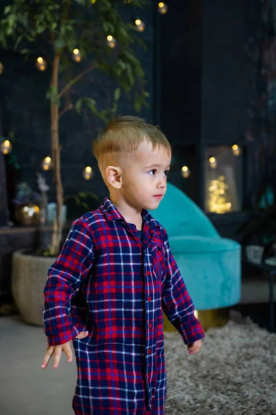 Baby Christmas Pajamas Baby Pajamas — Stock Photo, Image