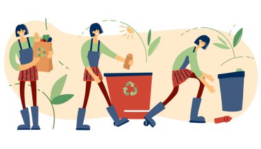 Kadınlar çevreye ve geri dönüşüme önem verir.