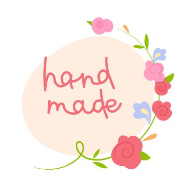 Güzel harfler - el yapımı - çiçekli