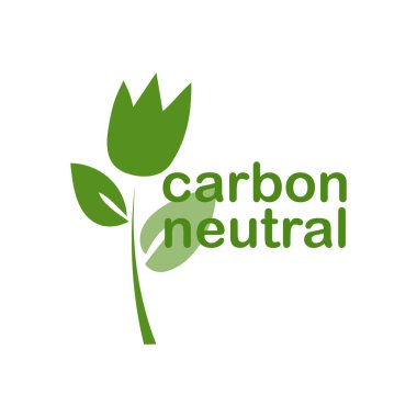 Karbon nötr etiket, çiçek