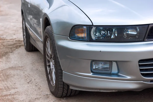 Lviv Ukraine 2022 Mitsubishi Motors Car Mitsubishi Galant Fragment Front — Stock Photo, Image