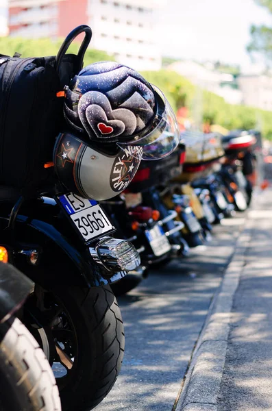 Portoroz Słowenia 2022 Fajni Motocykliści Harley Davidson Festiwal Wystawa Chrome — Zdjęcie stockowe