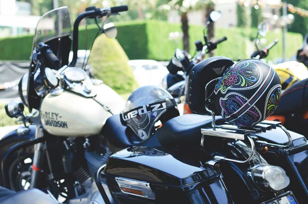 Portoroz Slovenien 2022 Coola Cyklister Harley Davidson Festival Utställning Motorcykelblocket — Stockfoto