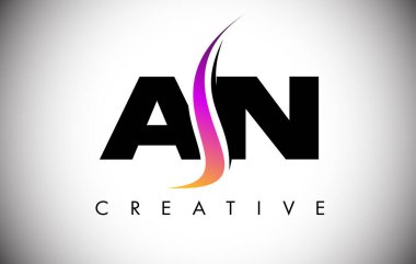 An Letter Logo Tasarımı Yaratıcı Shoosh ve Modern Görünüm