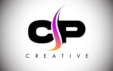 CP Harf Logosu Tasarımı Yaratıcı Shoosh ve Modern Görünüm