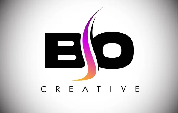 Letter Logo Design Creative Shoosh Modern Look — Stock Vector
