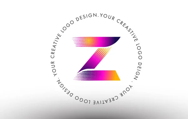 Logotipo Letra Puntos Vector Diseño Letras Con Puntos — Archivo Imágenes Vectoriales