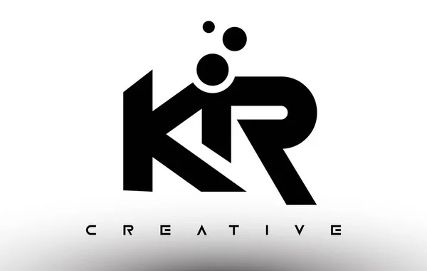 Kr优雅字母标志设计 Kr字母与创意向量的图标 — 图库矢量图片