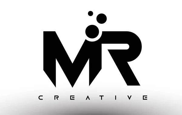 Mr优雅的字母标志设计 具有创意的Mr字母图标 — 图库矢量图片