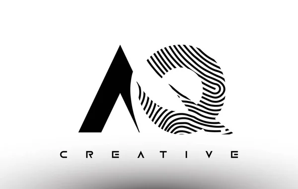 Print Zebra Letter Design Логотип Отпечатками Пальцев Creative Icon Vector — стоковый вектор