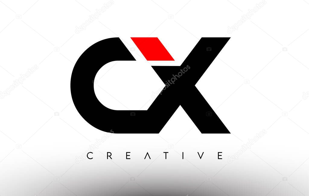CX Creative Modern Letter Logo Design. CX Icon Letters Logo Vector