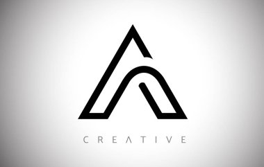 Yaratıcı Modern Moda Görünüm Vektörlü Harf Logosu Simgesi Simgesi