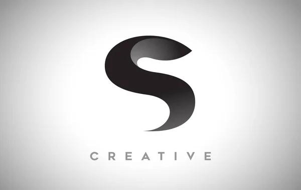 Чорна Літера Дизайн Логотипу Мінімалістичним Креативним Виглядом Яким Платтям Чорному — стоковий вектор
