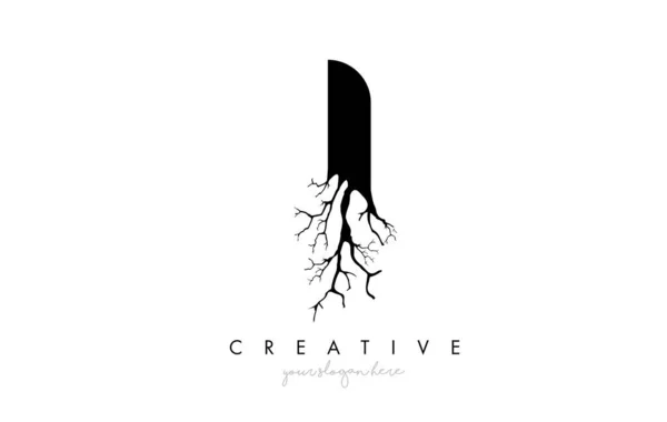 Letter Design Logo Creative Tree Branch Letter Tree Icon Logo — Stock vektor