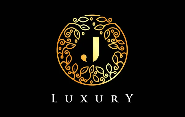 Золотая Буква Luxury Beauty Косметика — стоковый вектор
