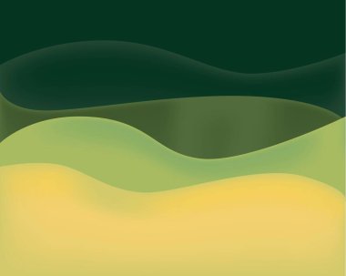 Soyut Dalgalı Arkaplan Vektör İllüstrasyonu 