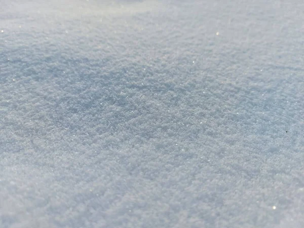 Witte Sneeuw Volledige Frame Achtergrond Close Gloeiende Sneeuwvlokken Sneeuwvlok Winter — Stockfoto