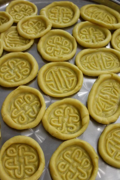 Biscuits Boov Traditionnels Mongoliens Non Cuits — Photo