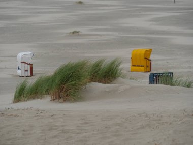 Almanya 'nın Juist adasında yaz mevsimi