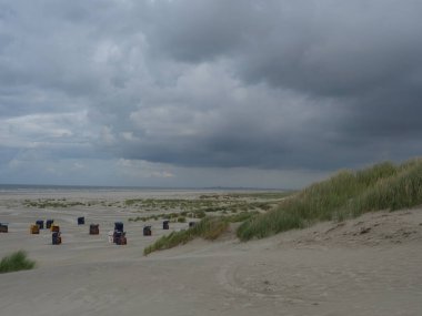 Almanya 'nın Juist adasında yaz mevsimi