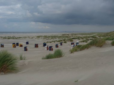 Almanya 'nın Juist adasında yaz mevsimi