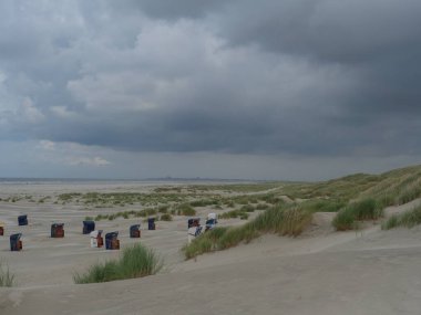 Almanya 'nın Juist adasında yaz mevsimi