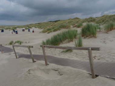 Almanya 'nın Juist adasında yaz mevsimi