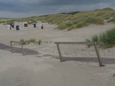 Almanya 'nın Juist adasında yaz mevsimi