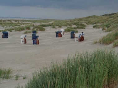 Almanya 'nın Juist adasında yaz mevsimi