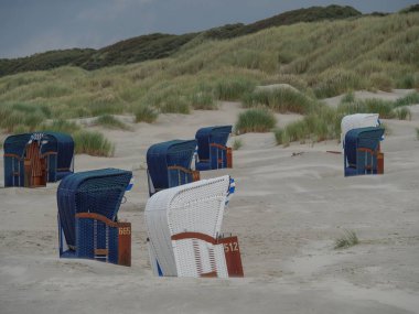 Almanya 'nın Juist adasında yaz mevsimi