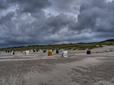 Almanya 'nın Juist adasında yaz mevsimi