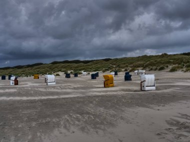 Almanya 'nın Juist adasında yaz mevsimi