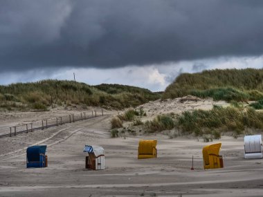Almanya 'nın Juist adasında yaz mevsimi