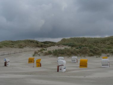 Almanya 'nın Juist adasında yaz mevsimi