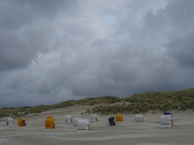 Almanya 'nın Juist adasında yaz mevsimi