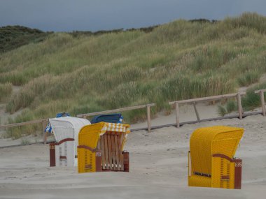 Almanya 'nın Juist adasında yaz mevsimi