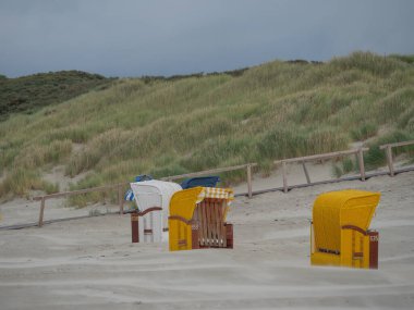 Almanya 'nın Juist adasında yaz mevsimi