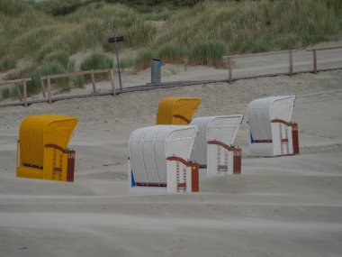 Almanya 'nın Juist adasında yaz mevsimi