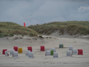 Almanya 'nın Juist adasında yaz mevsimi