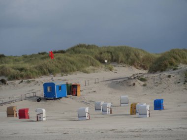 Almanya 'nın Juist adasında yaz mevsimi