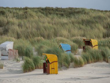 Almanya 'nın Juist adasında yaz mevsimi