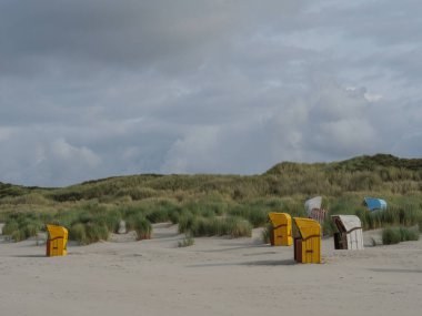 Almanya 'nın Juist adasında yaz mevsimi