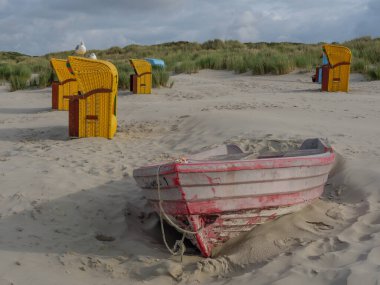 Almanya 'nın Juist adasında yaz mevsimi