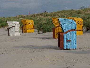 Almanya 'nın Juist adasında yaz mevsimi