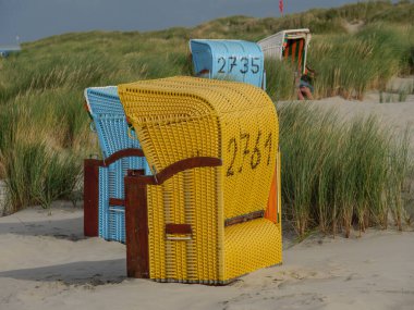 Almanya 'nın Juist adasında yaz mevsimi